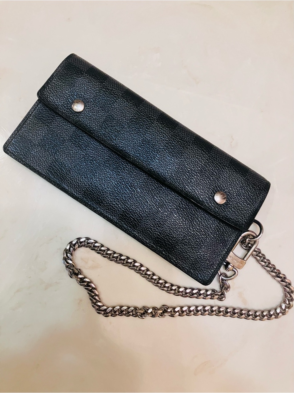 Louis Vuitton Damier Graphite Accordion Bifold Long Wallet